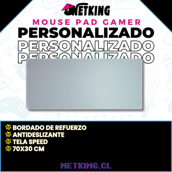 Mouse Pad Gamer Personalizado 70x30 cm