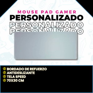 Mouse Pad Gamer Personalizado 70x30 cm