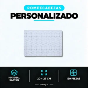 Rompecabeza Personalizado 120 Piezas - 20x29 cm