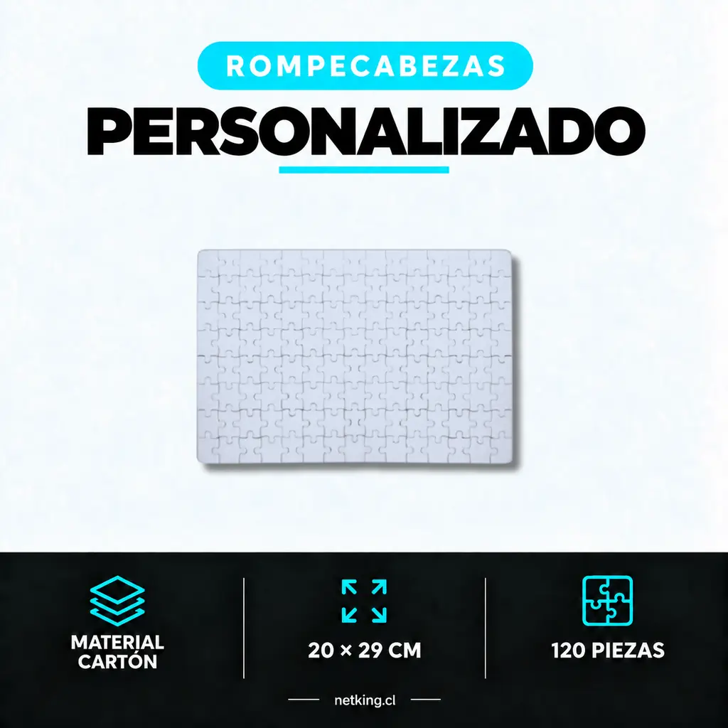 Rompecabeza Personalizado 120 Piezas - 20x29 cm
