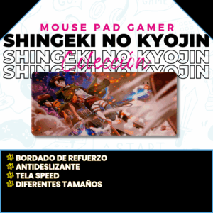Mouse Pad Gamer Shingeki no Kyojin M01