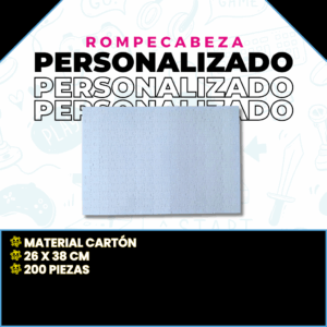 Rompecabeza Personalizado 200 Piezas - 26x38 cm