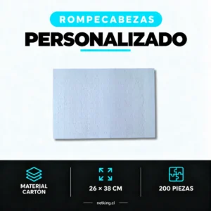 Rompecabeza Personalizado 200 Piezas - 26x38 cm