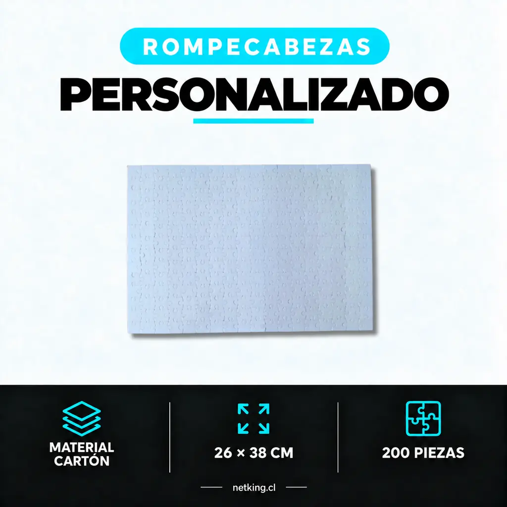 Rompecabeza Personalizado 200 Piezas - 26x38 cm