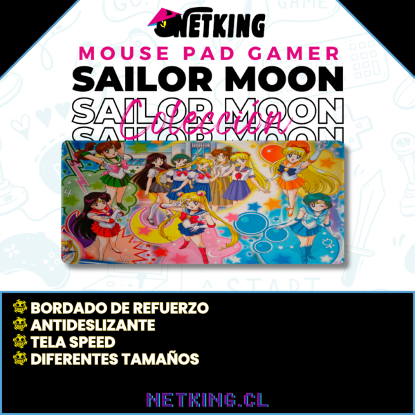 Mouse Pad Gamer Sailor Moon 70x30 cm M03