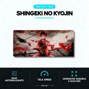 Mouse Pad Gamer Shingeki no Kyojin M02