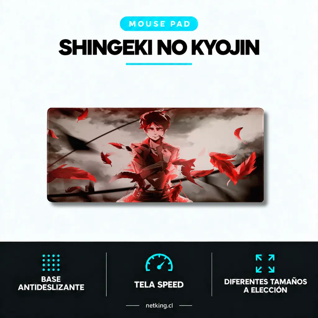 Mouse Pad Gamer Shingeki no Kyojin M02