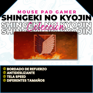 Mouse Pad Gamer Shingeki no Kyojin M04
