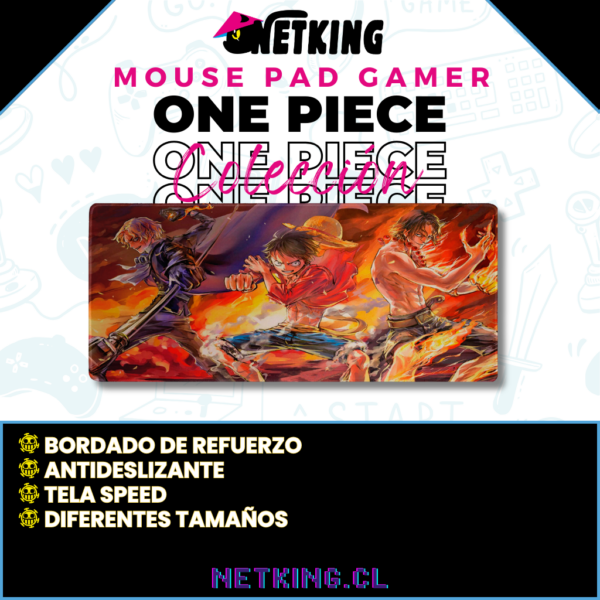 Mouse Pad Gamer One Piece 70x30 cm M02