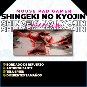 Mouse Pad Gamer Shingeki no Kyojin M06
