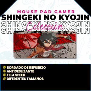 Mouse Pad Gamer Shingeki no Kyojin M07