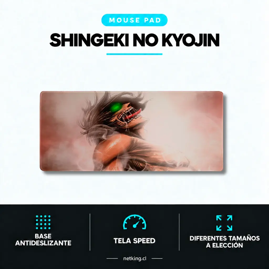 Mouse Pad Gamer Shingeki no Kyojin M03
