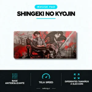 Mouse Pad Gamer Shingeki no Kyojin M05