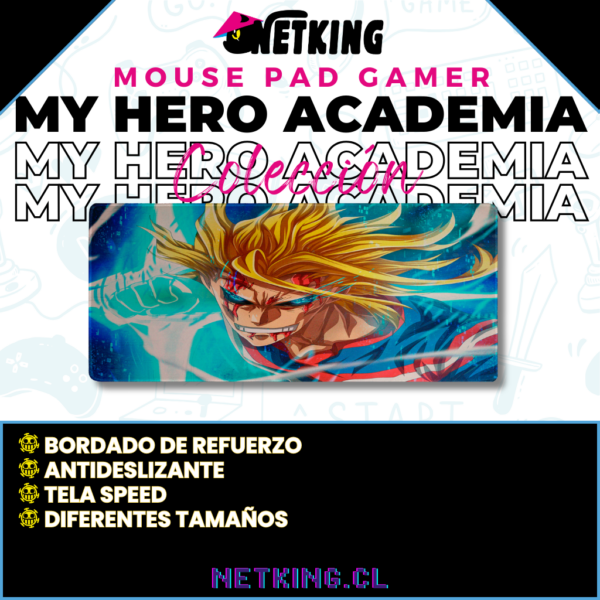 Mouse Pad Gamer My Hero Academia 70x30 cm M12