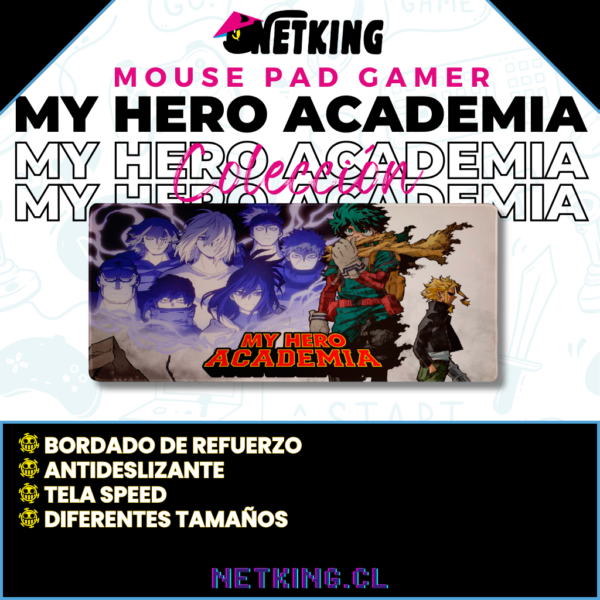 Mouse Pad Gamer My Hero Academia 70x30 cm M13