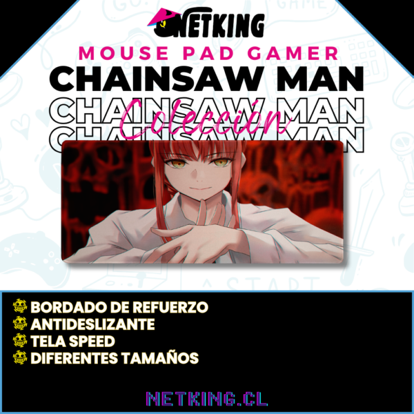 Mouse Pad Gamer Chainsaw Man 70x30 cm M03