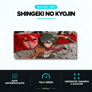 Mouse Pad Gamer Shingeki no Kyojin M07