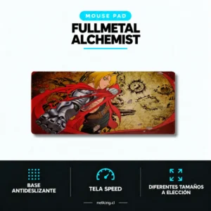 Mouse Pad Gamer Fullmetal Alchemist M01
