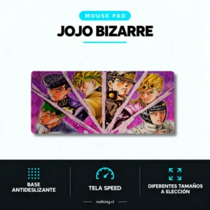 Mouse Pad Gamer Jojo Bizarre M01