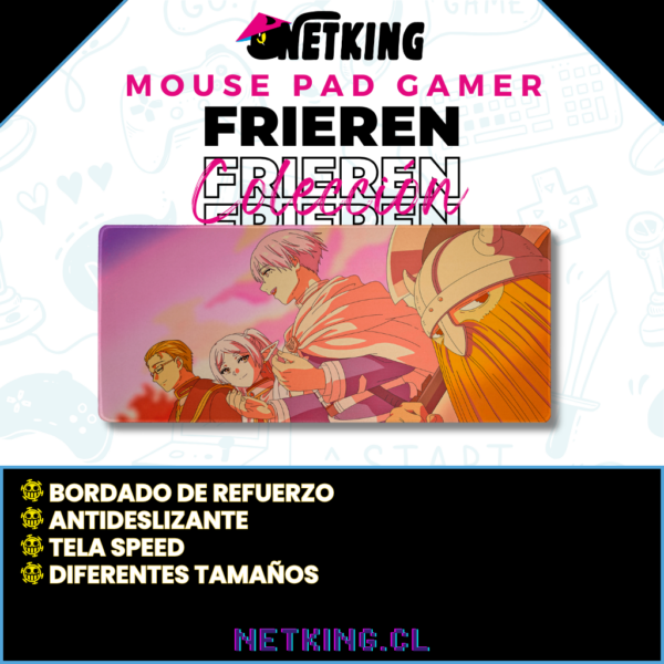Mouse Pad Gamer Frieren 70x30 cm M04