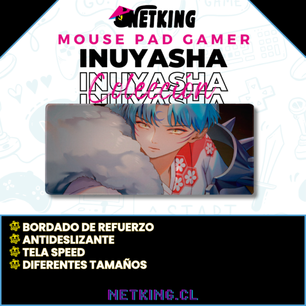 Mouse Pad Gamer Inuyasha 70x30 cm M03