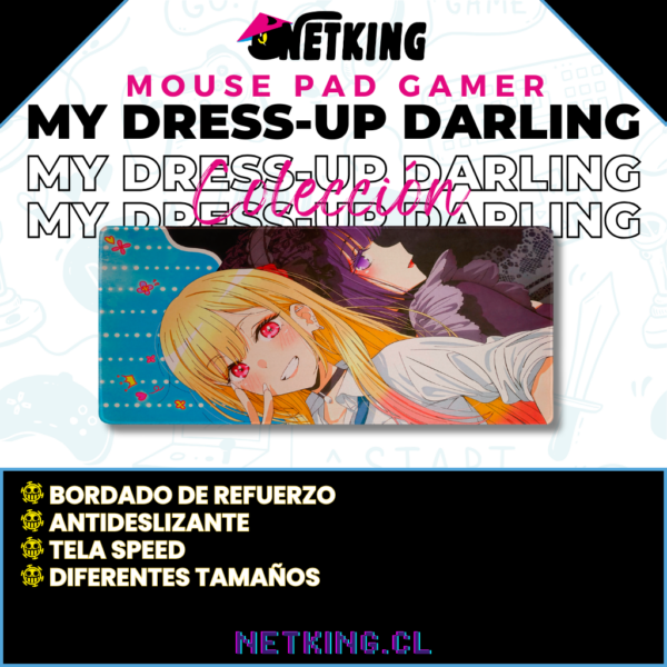 Mouse Pad Gamer My Dress-Up Darling 70x30 cm M01