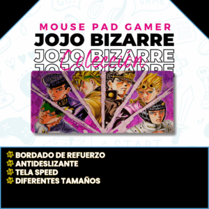 Mouse Pad Gamer Jojo Bizarre M01