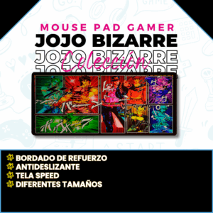 Mouse Pad Gamer Jojo Bizarre M02