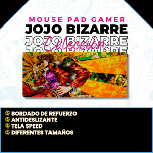 Mouse Pad Gamer Jojo Bizarre M04