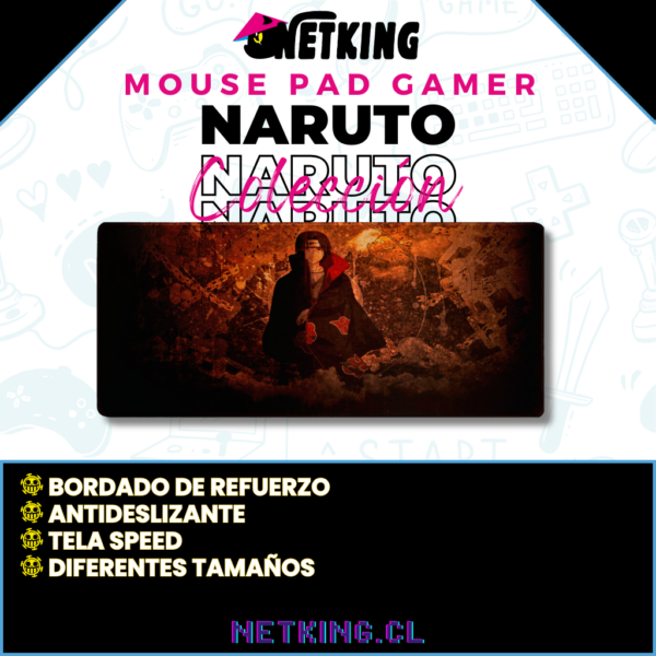 Mouse Pad Gamer Naruto 70x30 cm M02