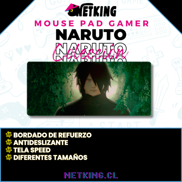 Mouse Pad Gamer Naruto 70x30 cm M06