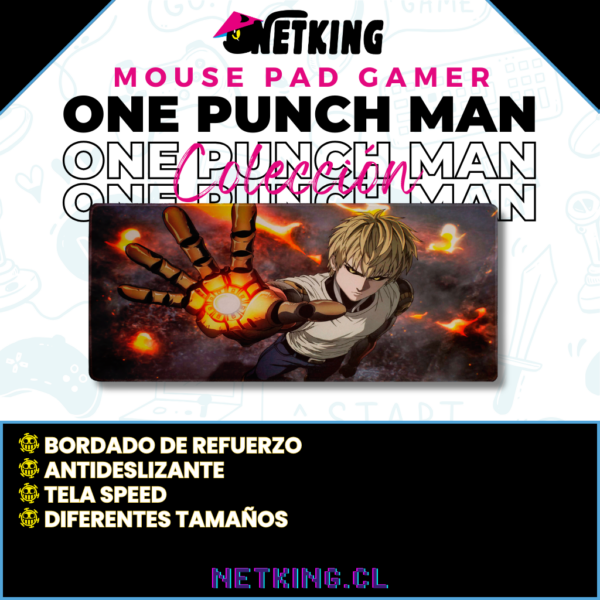 Mouse Pad Gamer One Punch Man 70x30 cm M06