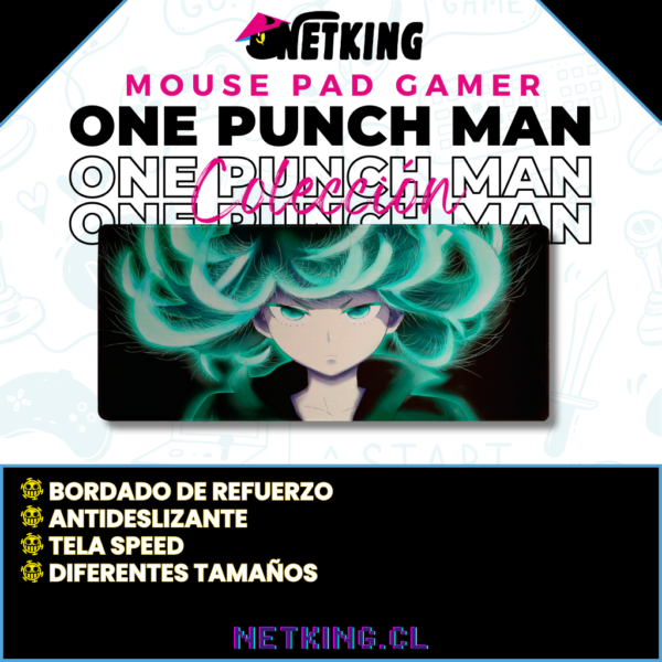 Mouse Pad Gamer One Punch Man 70x30 cm M10