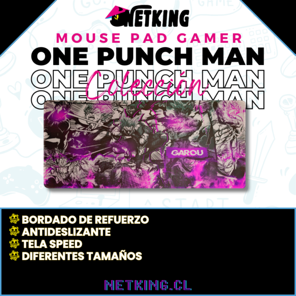 Mouse Pad Gamer One Punch Man 70x30 cm M11