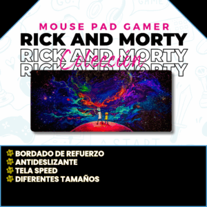 Mouse Pad Gamer Rick and Morty M02