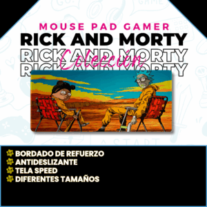 Mouse Pad Gamer Rick and Morty M03