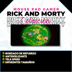 Mouse Pad Gamer Rick and Morty M04