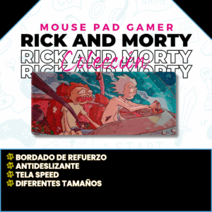 Mouse Pad Gamer Rick and Morty M05