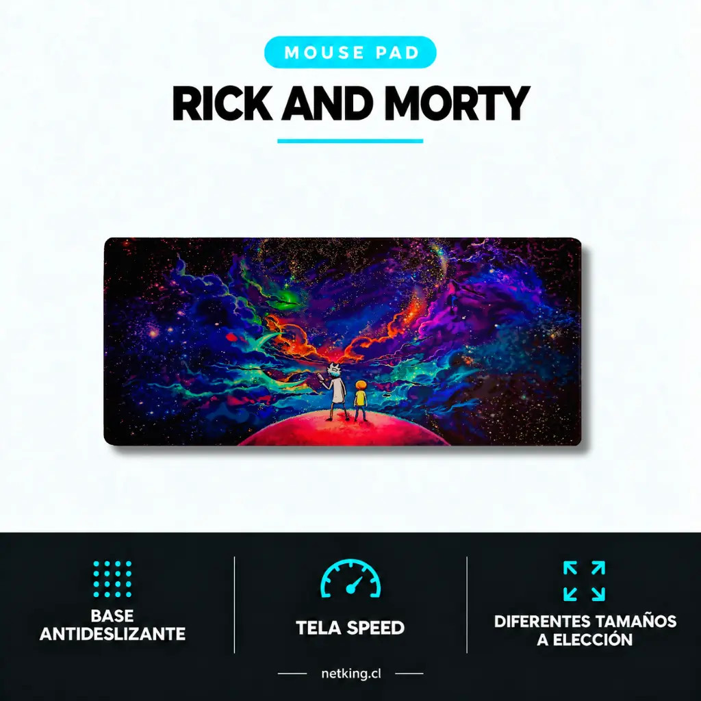 Mouse Pad Gamer Rick and Morty M02