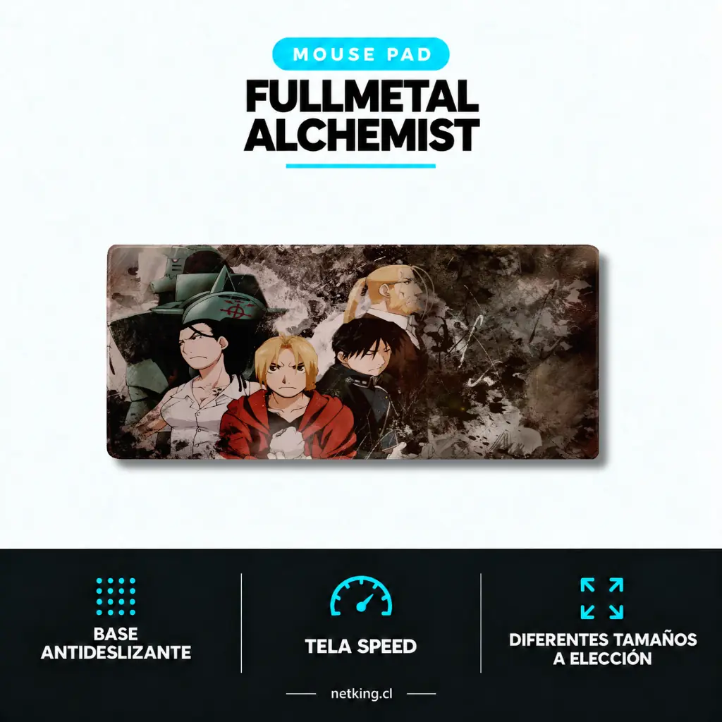 Mouse Pad Gamer Fullmetal Alchemist M03