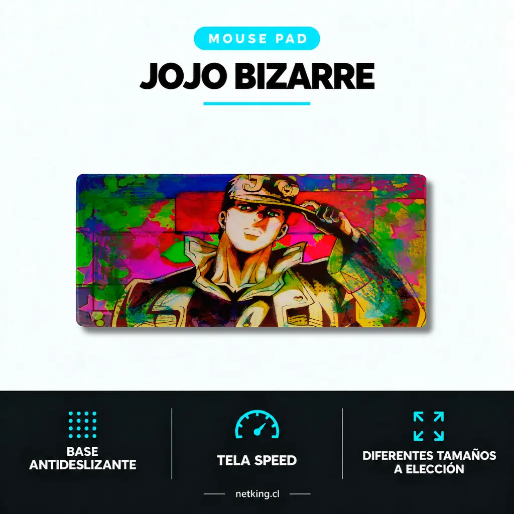 Mouse Pad Gamer Jojo Bizarre M03