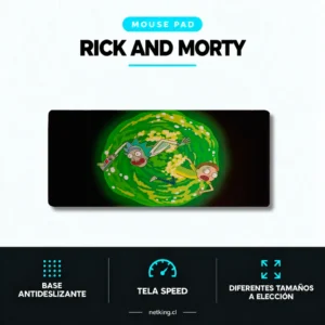 Mouse Pad Gamer Rick and Morty M04