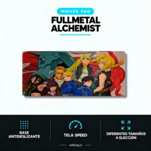 Mouse Pad Gamer Fullmetal Alchemist M04