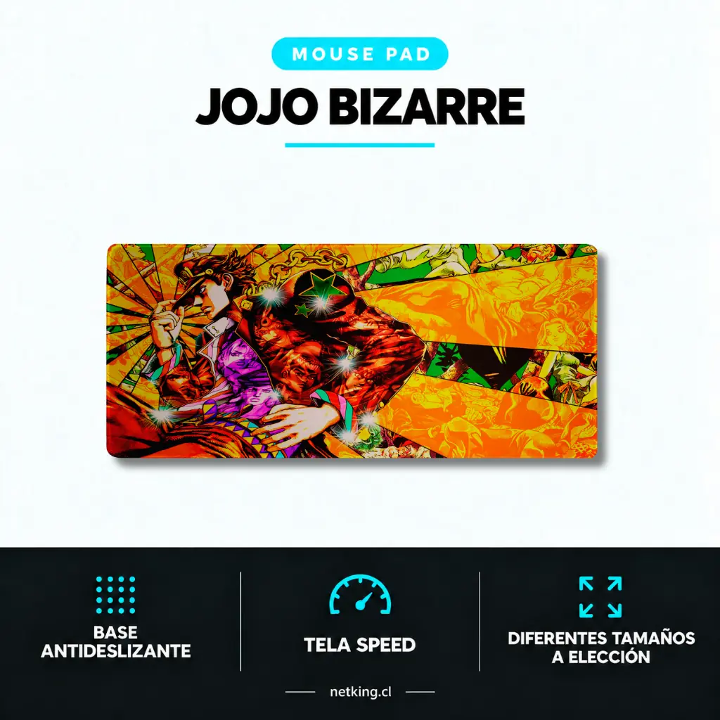 Mouse Pad Gamer Jojo Bizarre M04