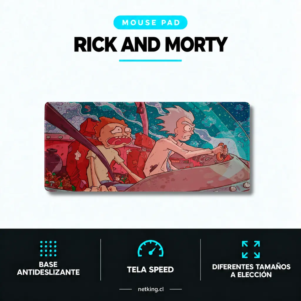 Mouse Pad Gamer Rick and Morty M05