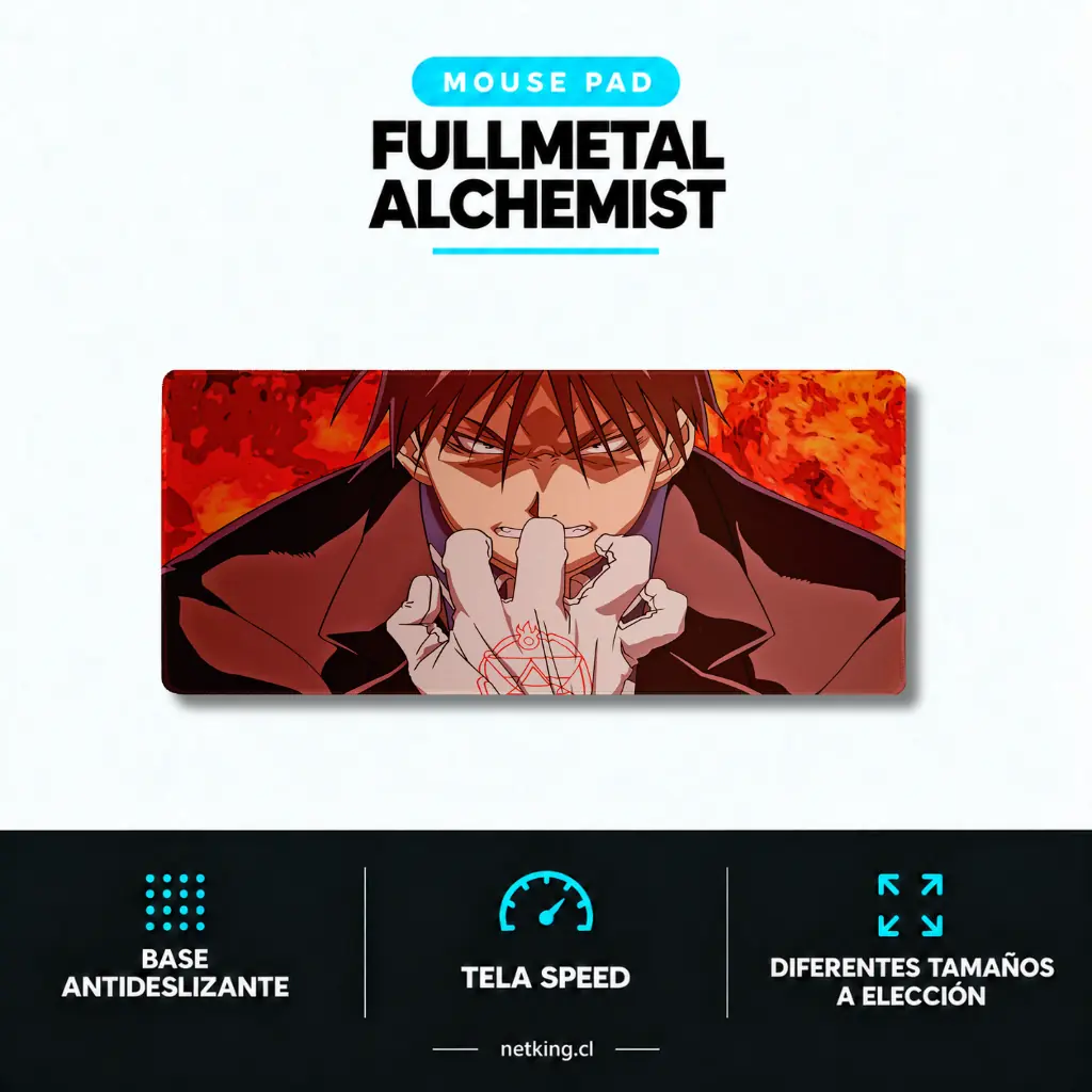 Mouse Pad Gamer Fullmetal Alchemist M05