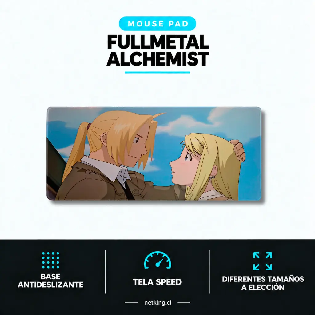 Mouse Pad Gamer Fullmetal Alchemist M06