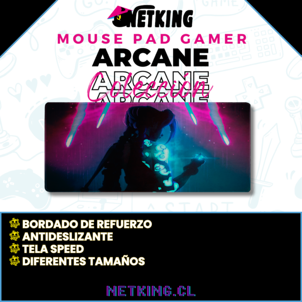 Mouse Pad Gamer Arcane 70x30 cm M01