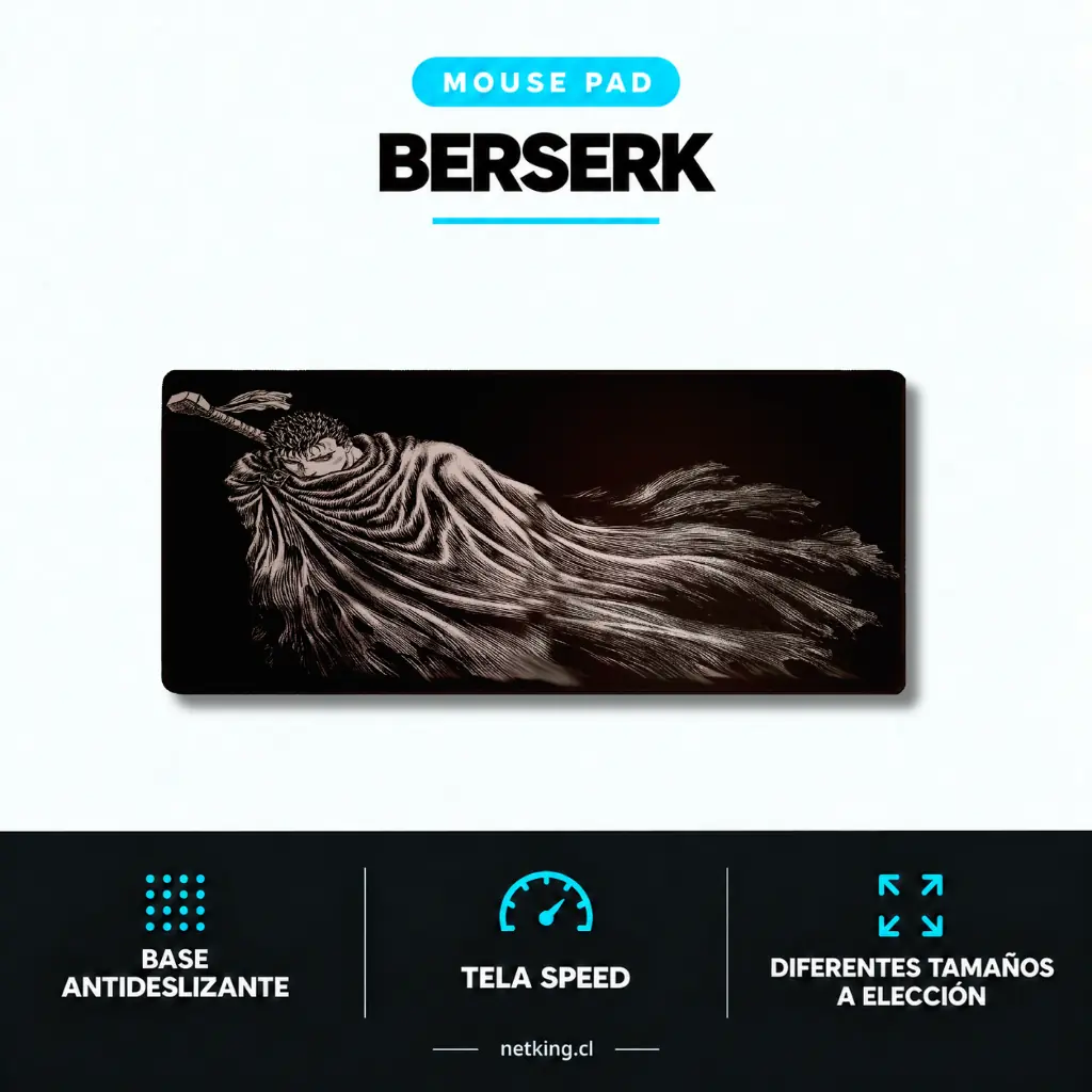 Mouse Pad Gamer Berserk M07