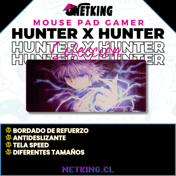 Mouse Pad Gamer Hunter x Hunter 70x30 cm M01